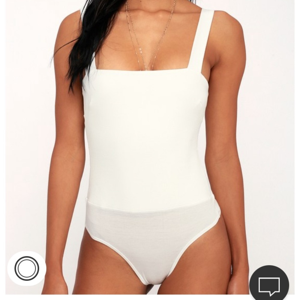 Lulu’s Basics Symbolize body suit in white